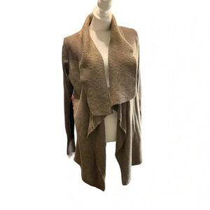 Ann Taylor Loft women's 2 toned brown cardigan size medium